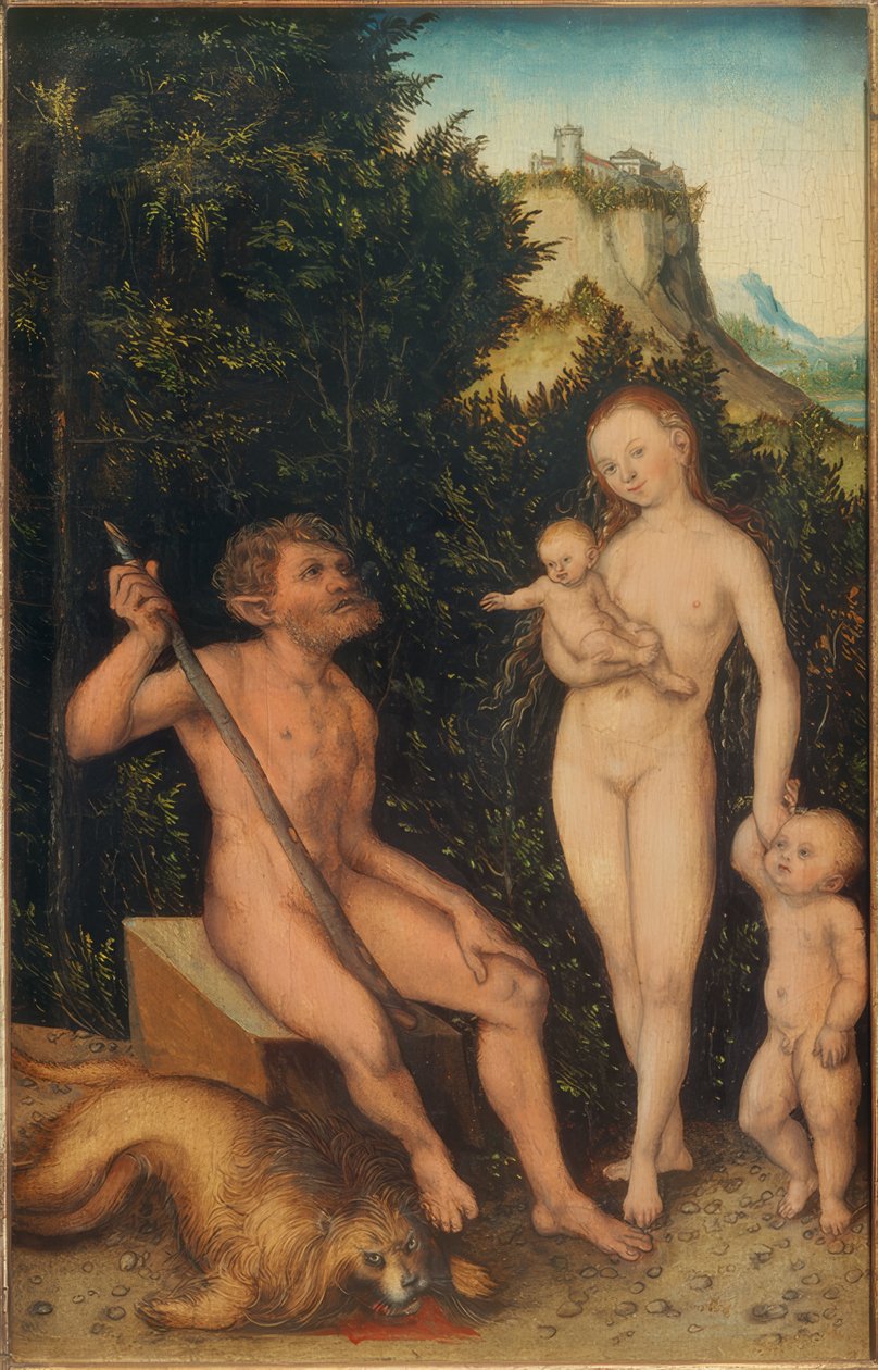 Familj av naturliga av Lucas Cranach the Elder