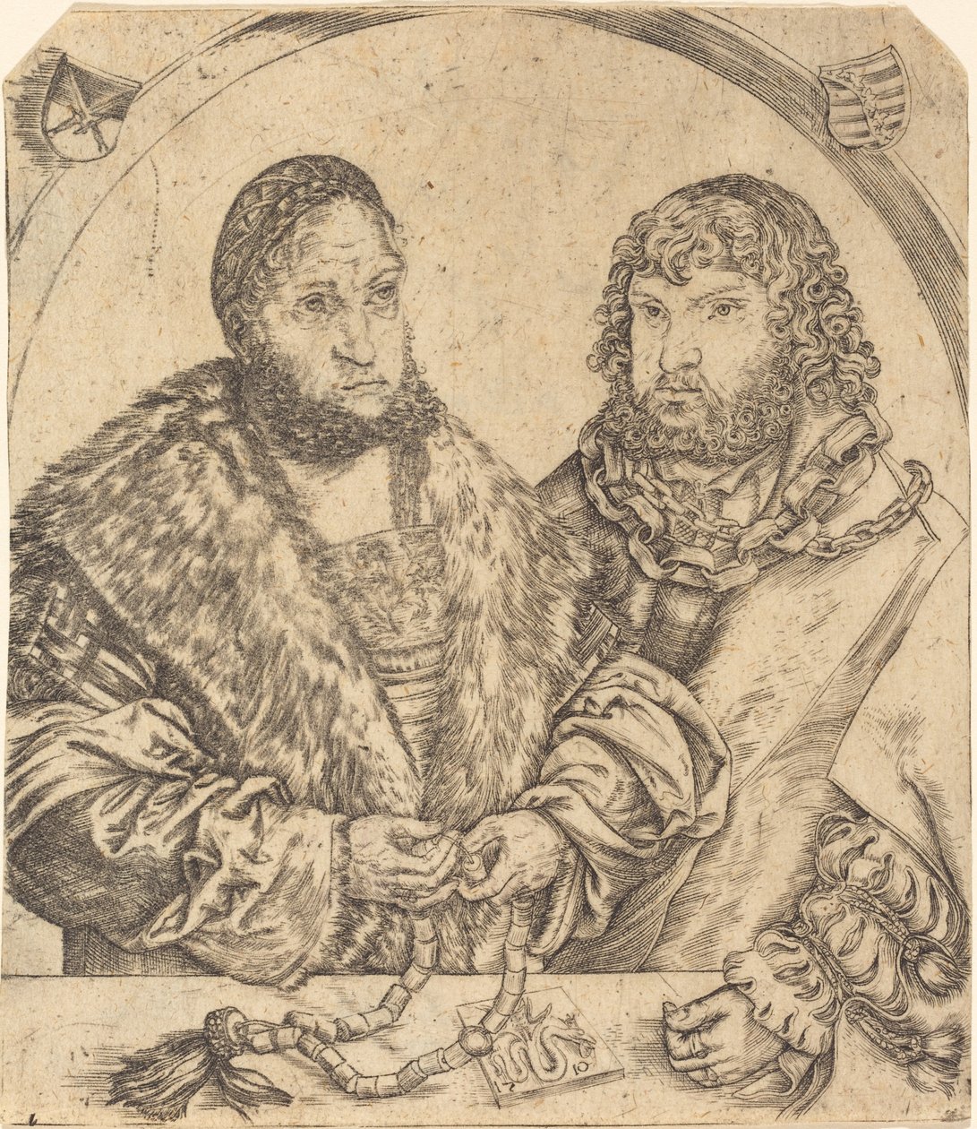 Fredrik den vise och Johannes konstanten av Sachsen av Lucas Cranach the Elder