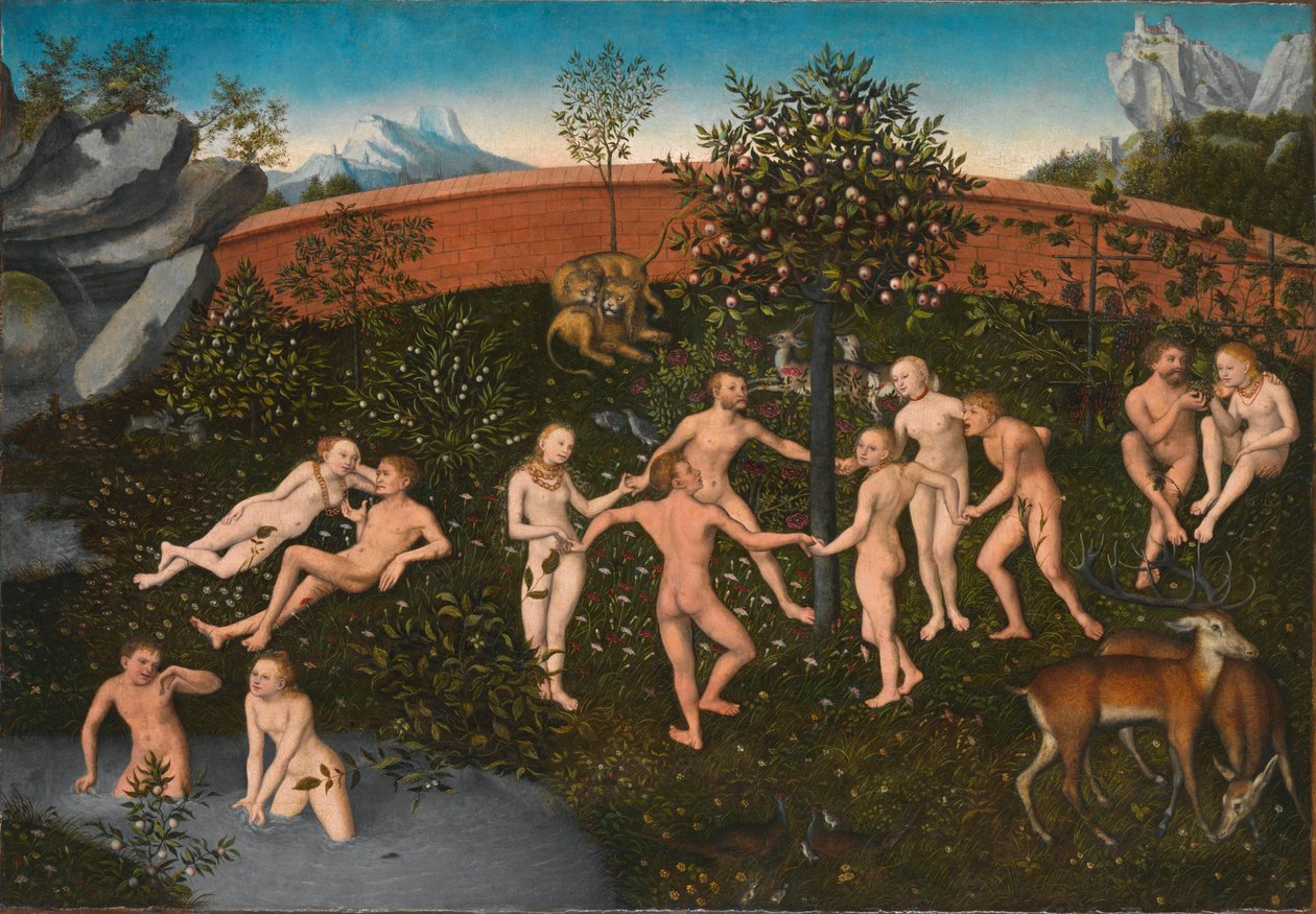 Tyska: Das Goldene Zeitalter Den gyllene tidsåldern av Lucas Cranach the Elder
