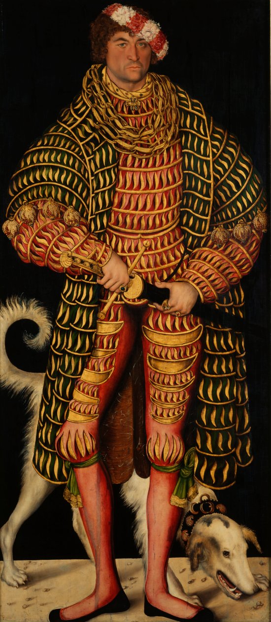 Tyska: Herzog Heinrich der Fromme (1473-1541) Hertig Henrik den fromme av Lucas Cranach the Elder