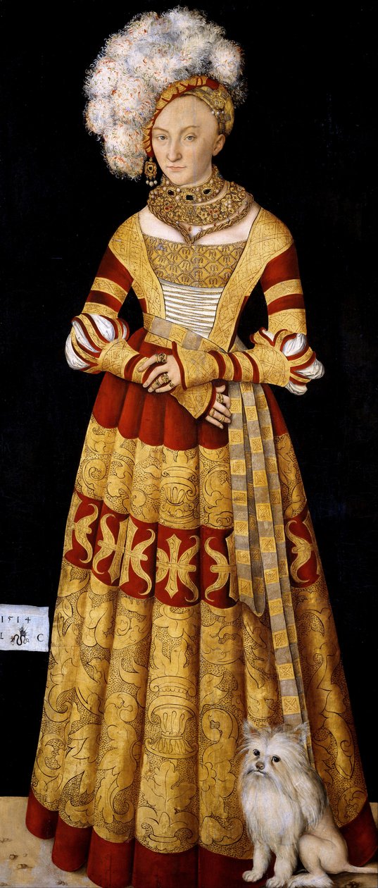 Hertiginnan Katarina av Mecklenburg av Lucas Cranach the Elder