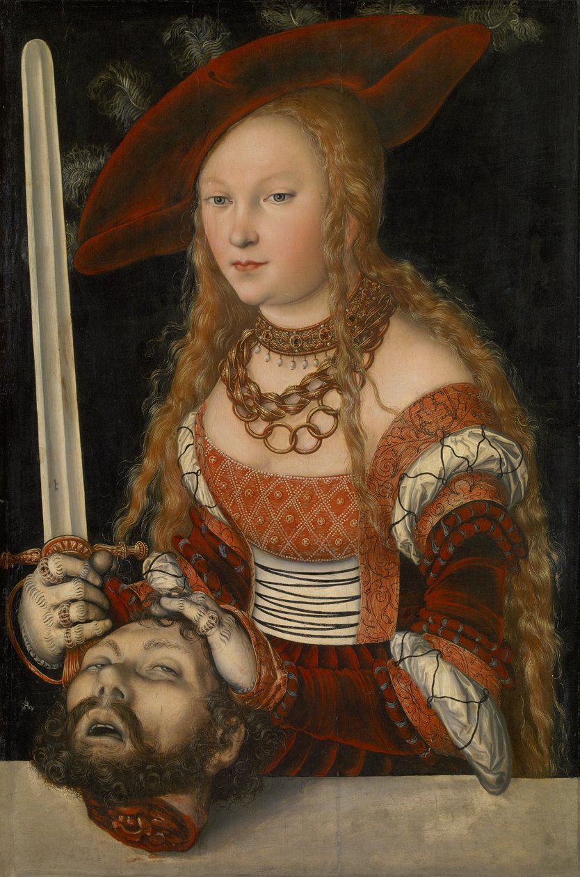 Judith med hovedet af Holofernes, ca. 1530 (panel)sweden av Lucas Cranach the Elder