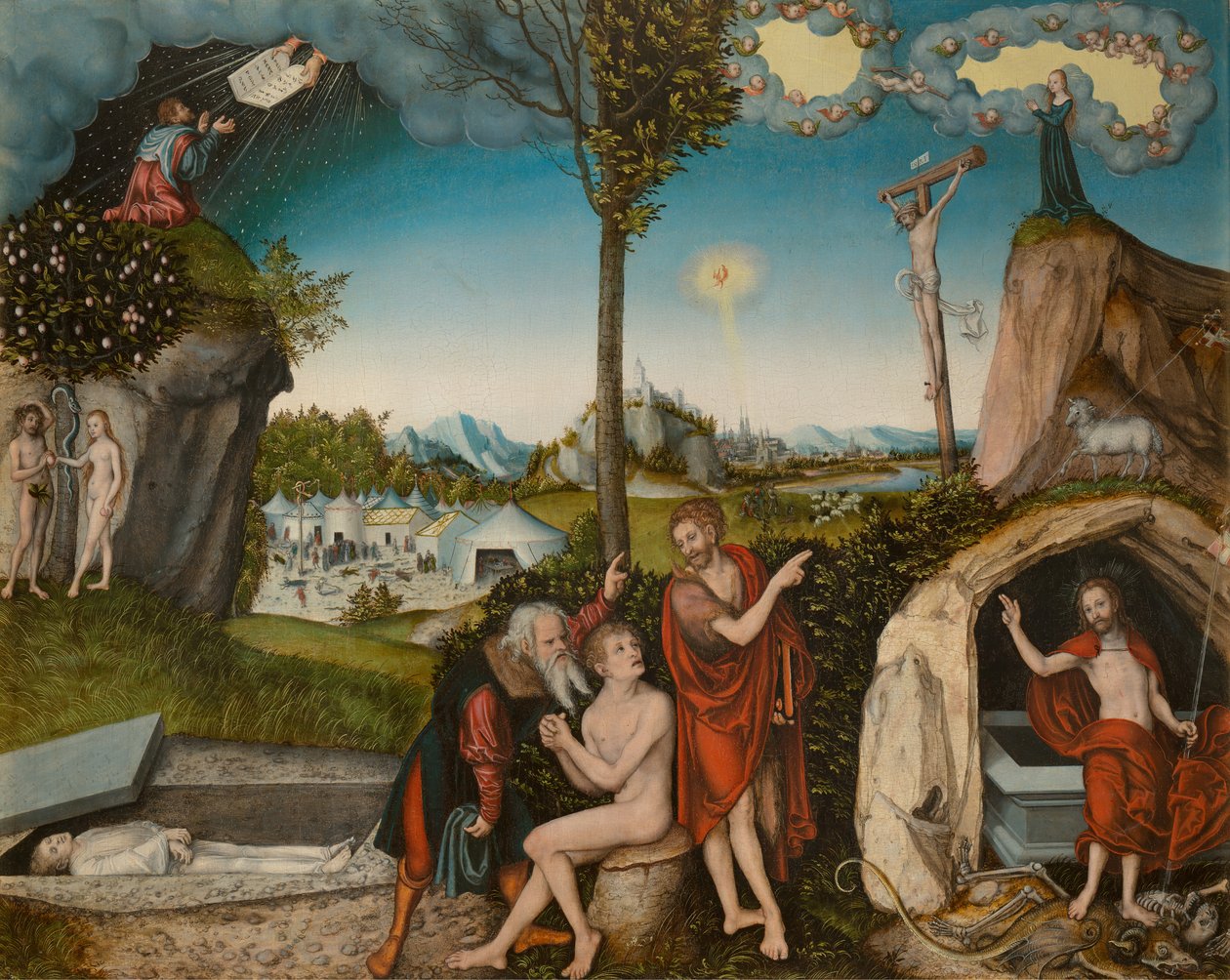 Lag och nåd av Lucas Cranach the Elder