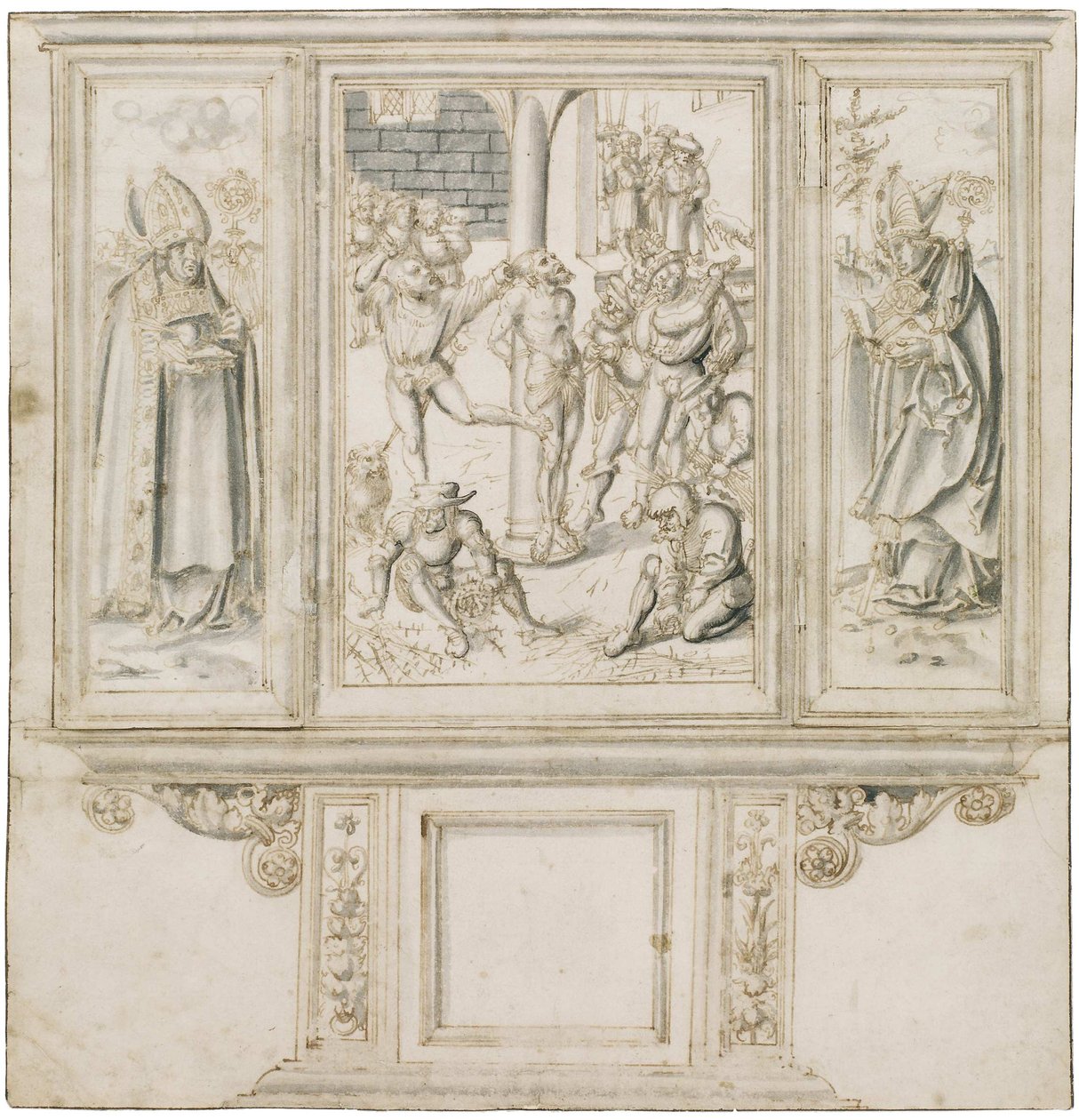Lucas Cranach altarskiss av Lucas Cranach the Elder