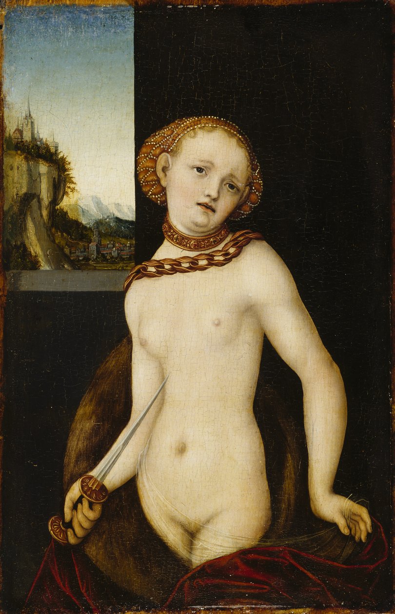 Lucretia av Lucas Cranach the Elder