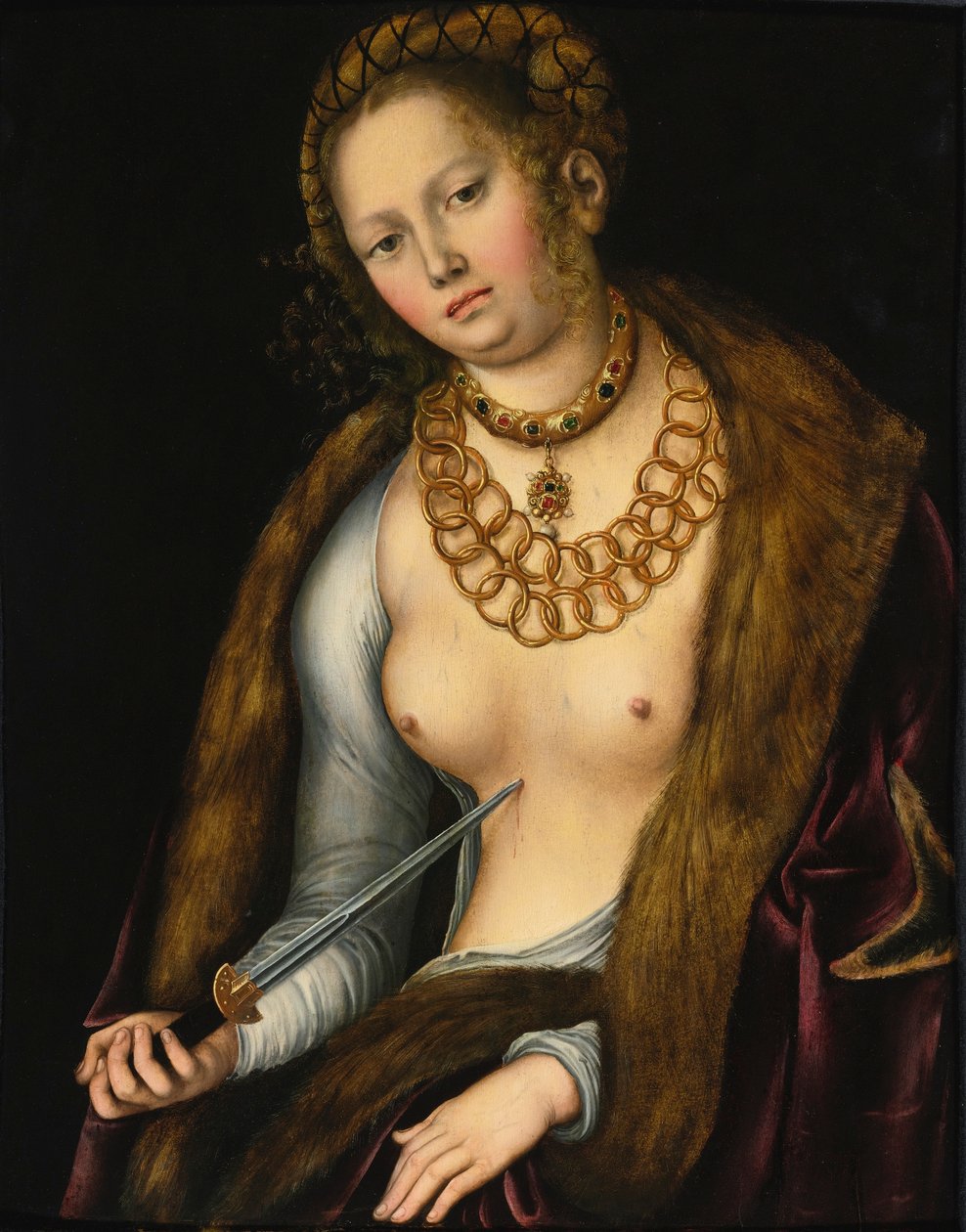 Lucretia av Lucas Cranach the Elder