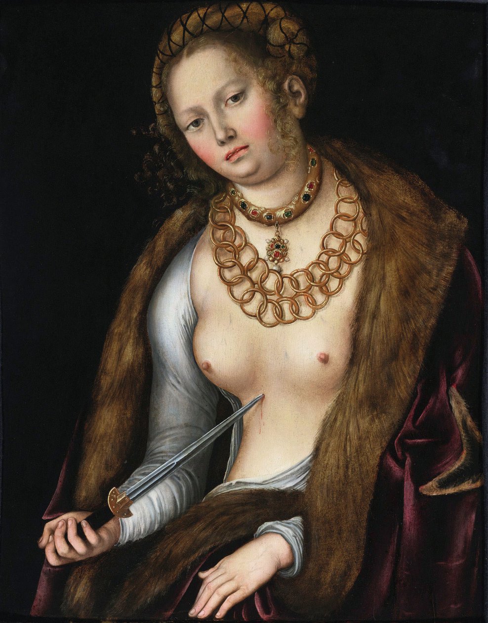 Lucretia av Lucas Cranach the Elder