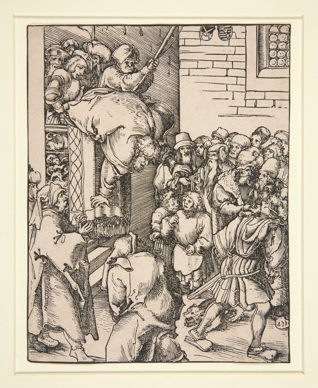Saint James Minors martyrskap av Lucas Cranach the Elder