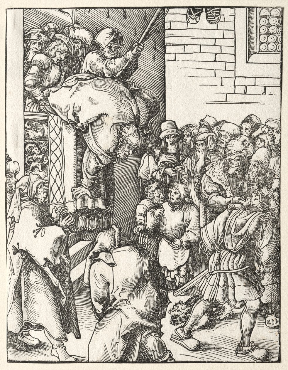 Martyrskap av St. Jakob den Mindre. av Lucas Cranach the Elder