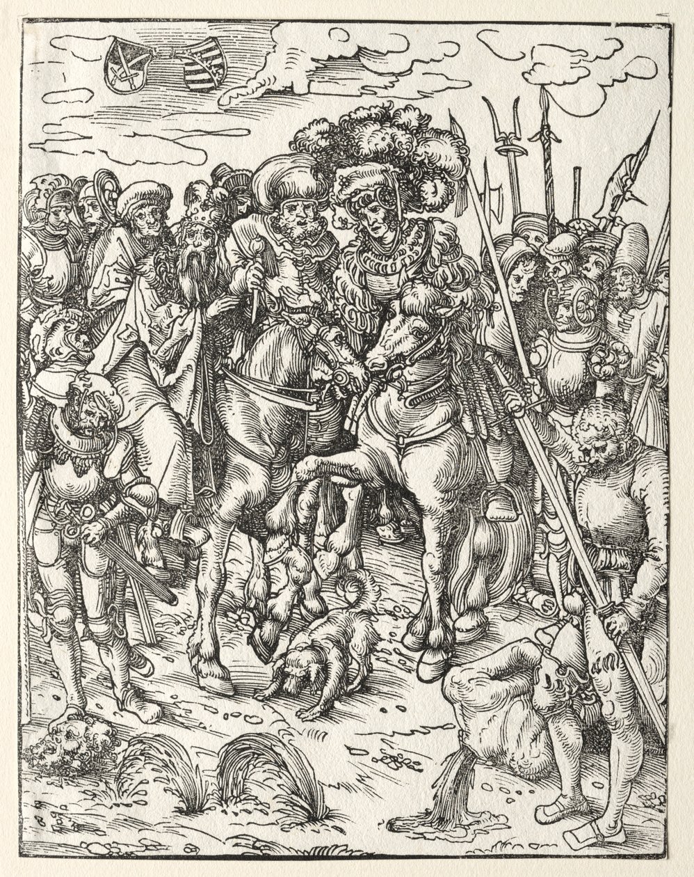 Matteus martyrskap. av Lucas Cranach the Elder