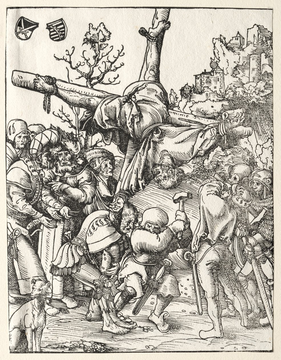 Peters martyrskap. av Lucas Cranach the Elder