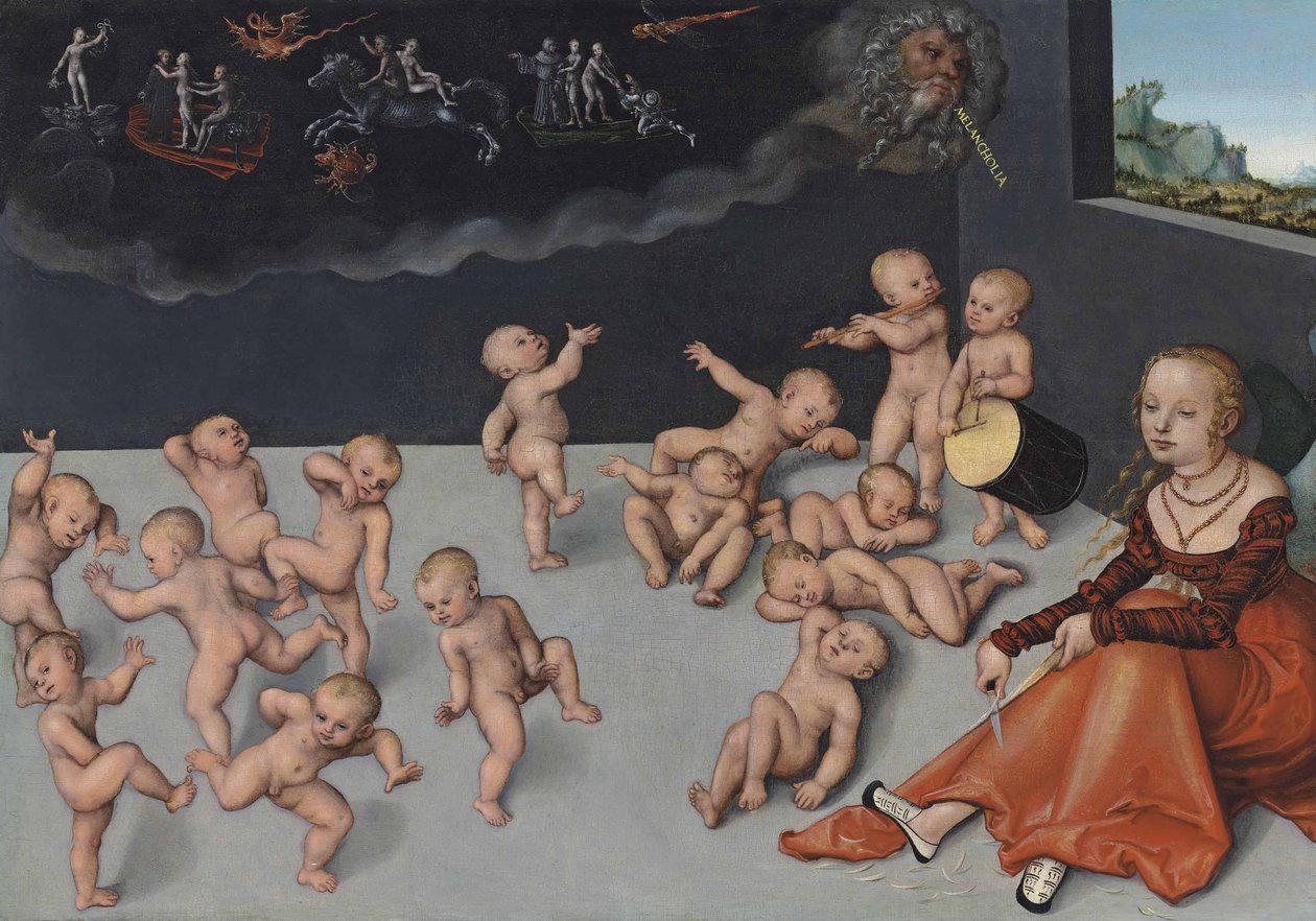 Melankoli av Lucas Cranach the Elder