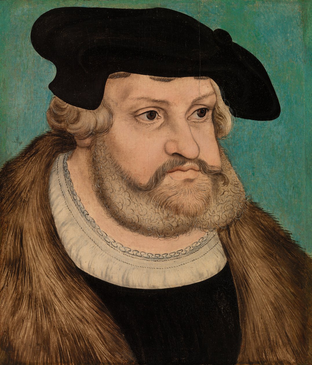 Porträtt av Fredrik den vise, hertig av Sachsen av Lucas Cranach the Elder