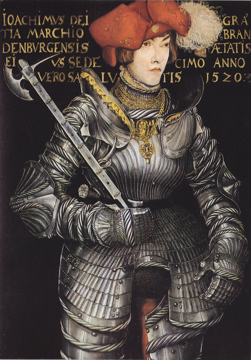 Porträtt av Joachim II. av Brandenburg som kurfurste av Lucas Cranach the Elder