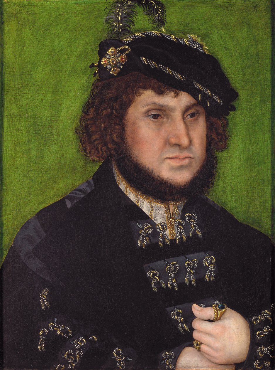 Porträtt av Johann den ståndaktige av Lucas Cranach the Elder