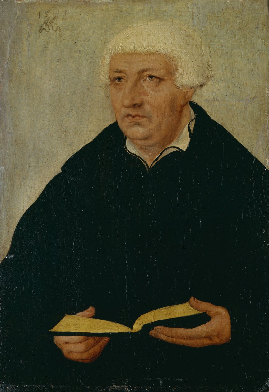 Porträtt av Johannes Bugenhagen 1485-1558 av Lucas Cranach the Elder