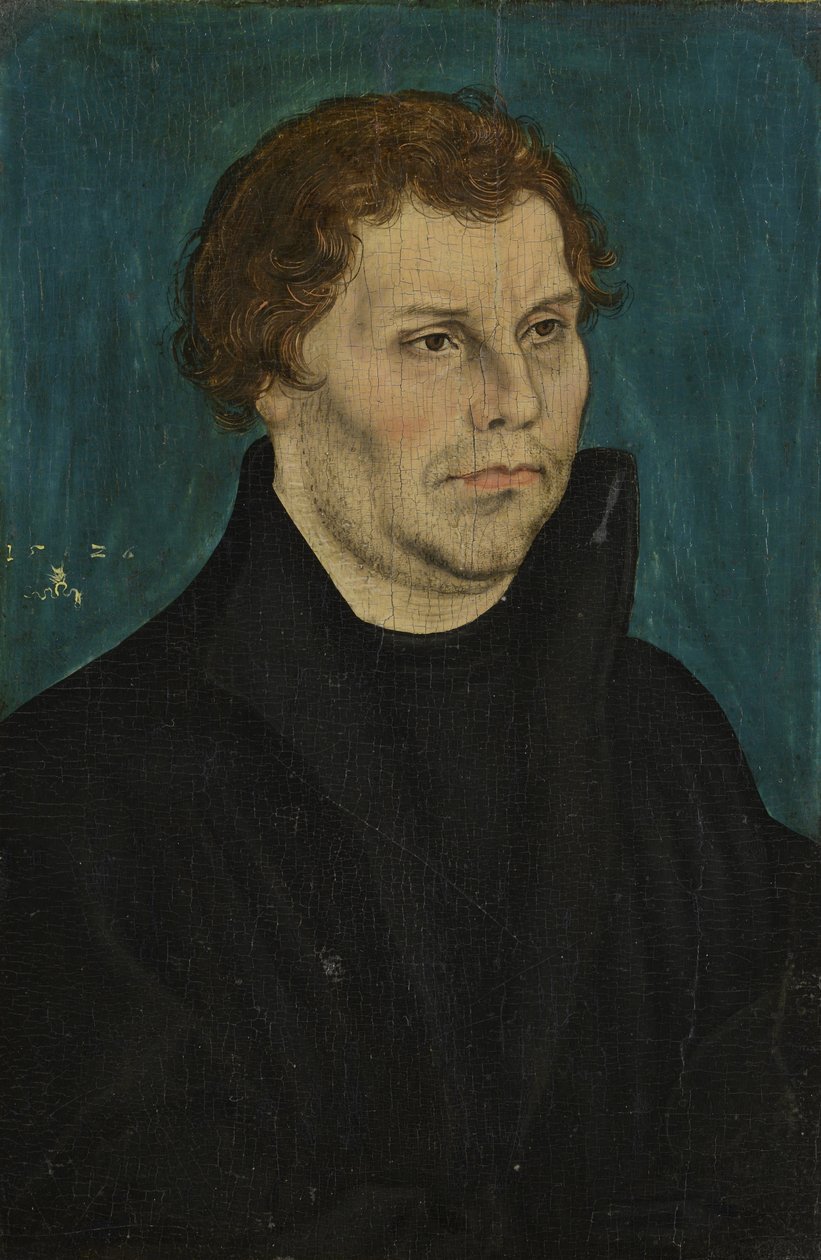 Porträtt av Martin Luther och Katharina von Bora av Lucas Cranach the Elder
