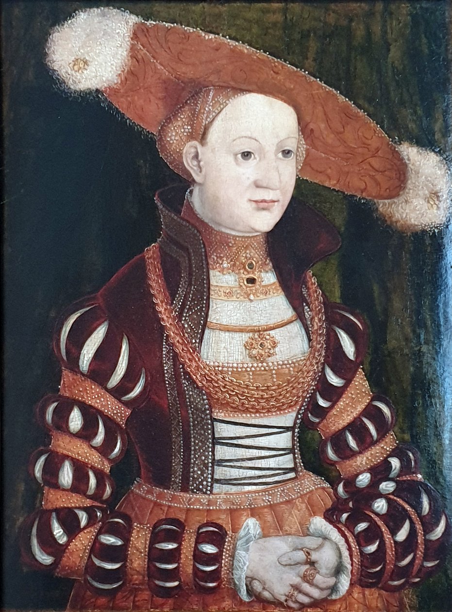 Princess Magdalena of Brandenburg av Lucas Cranach the Elder