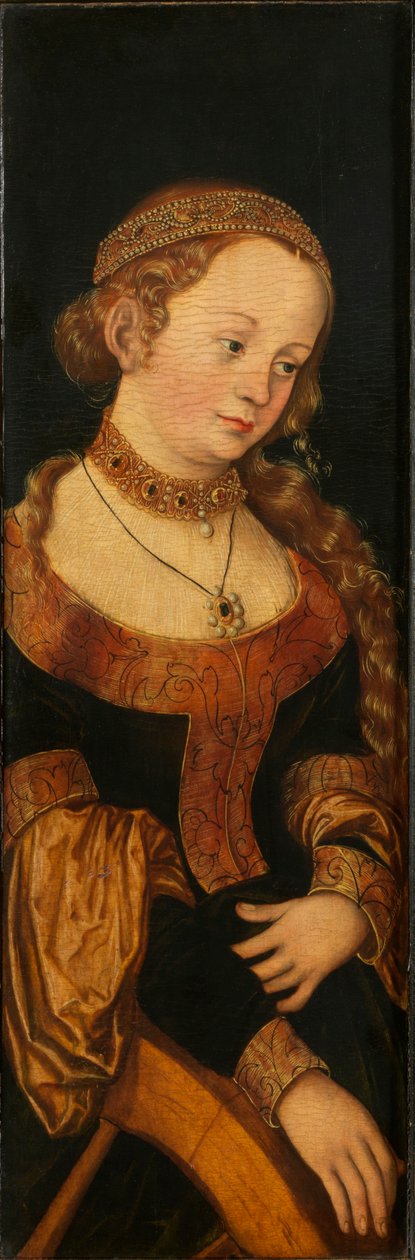 Saint Catherine, tidigt 1500-tal.. av Lucas Cranach the Elder