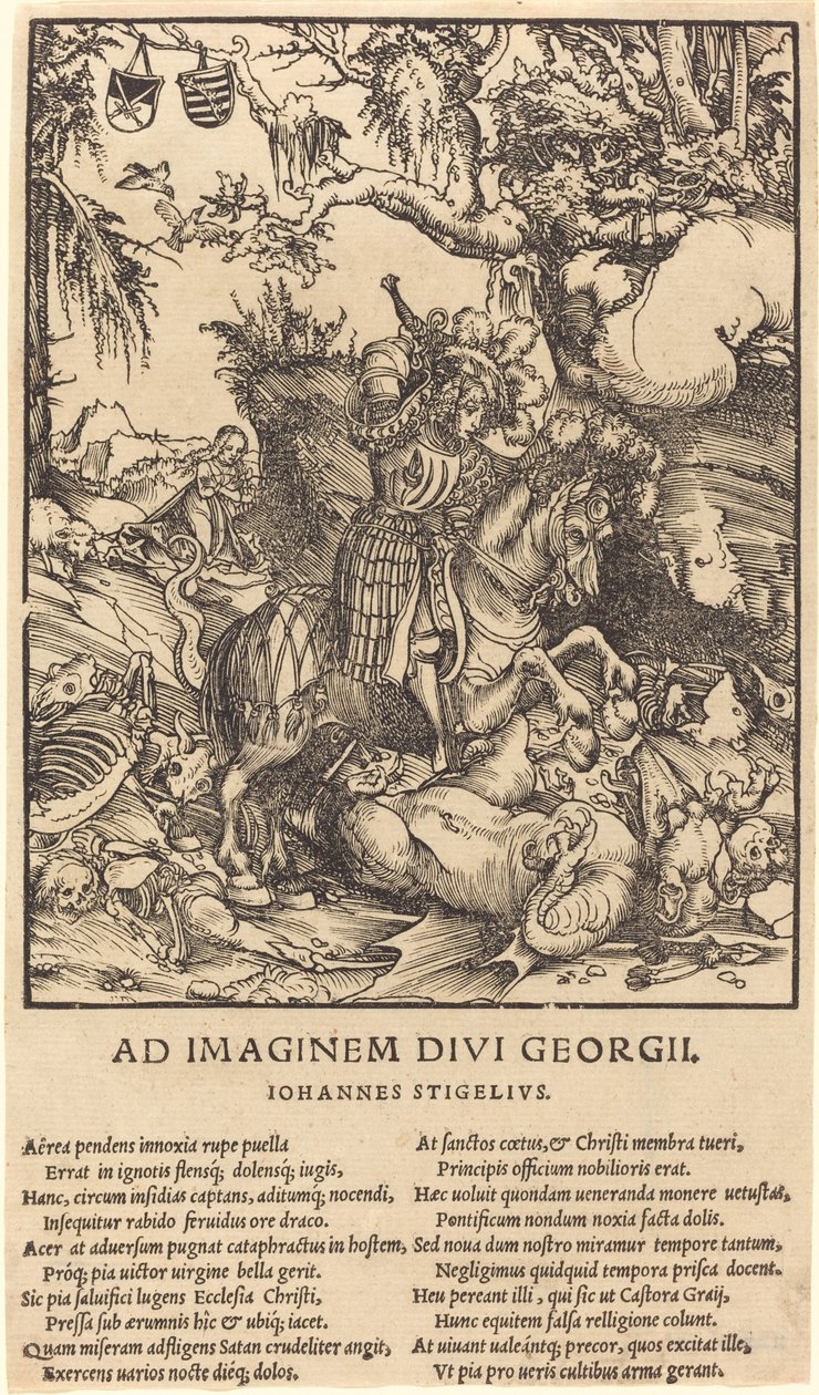 Sankt Georg och draken av Lucas Cranach the Elder