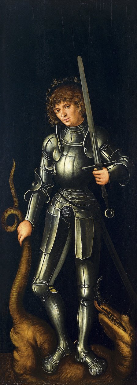 Saint George, ca 1514 av Lucas Cranach the Elder