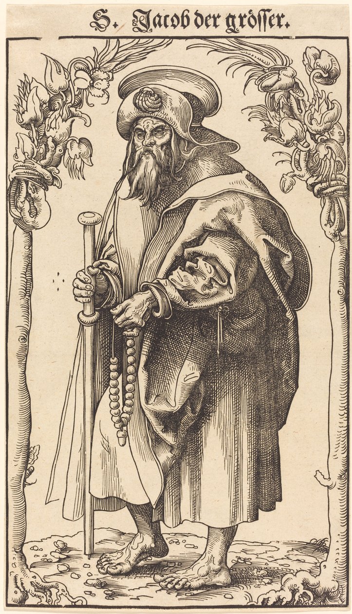 Sankt Jakob den Större av Lucas Cranach the Elder