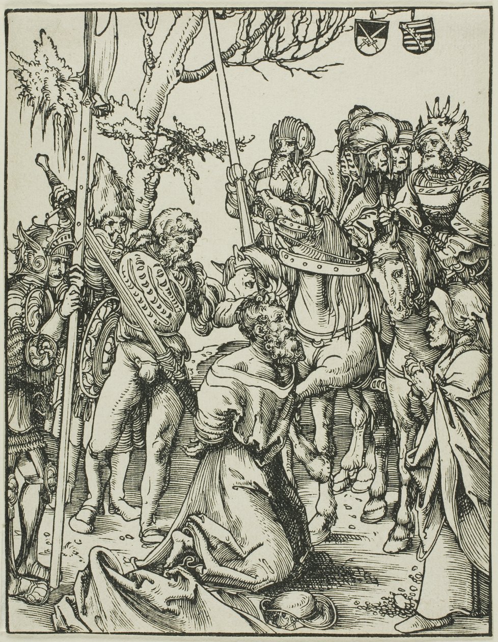 Sankt Jakob den store, från Apostlarnas martyrium av Lucas Cranach the Elder