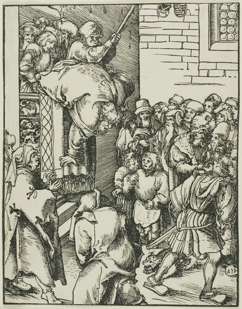 Sankt Jakob den mindre, Apostlarnas martyrium av Lucas Cranach the Elder