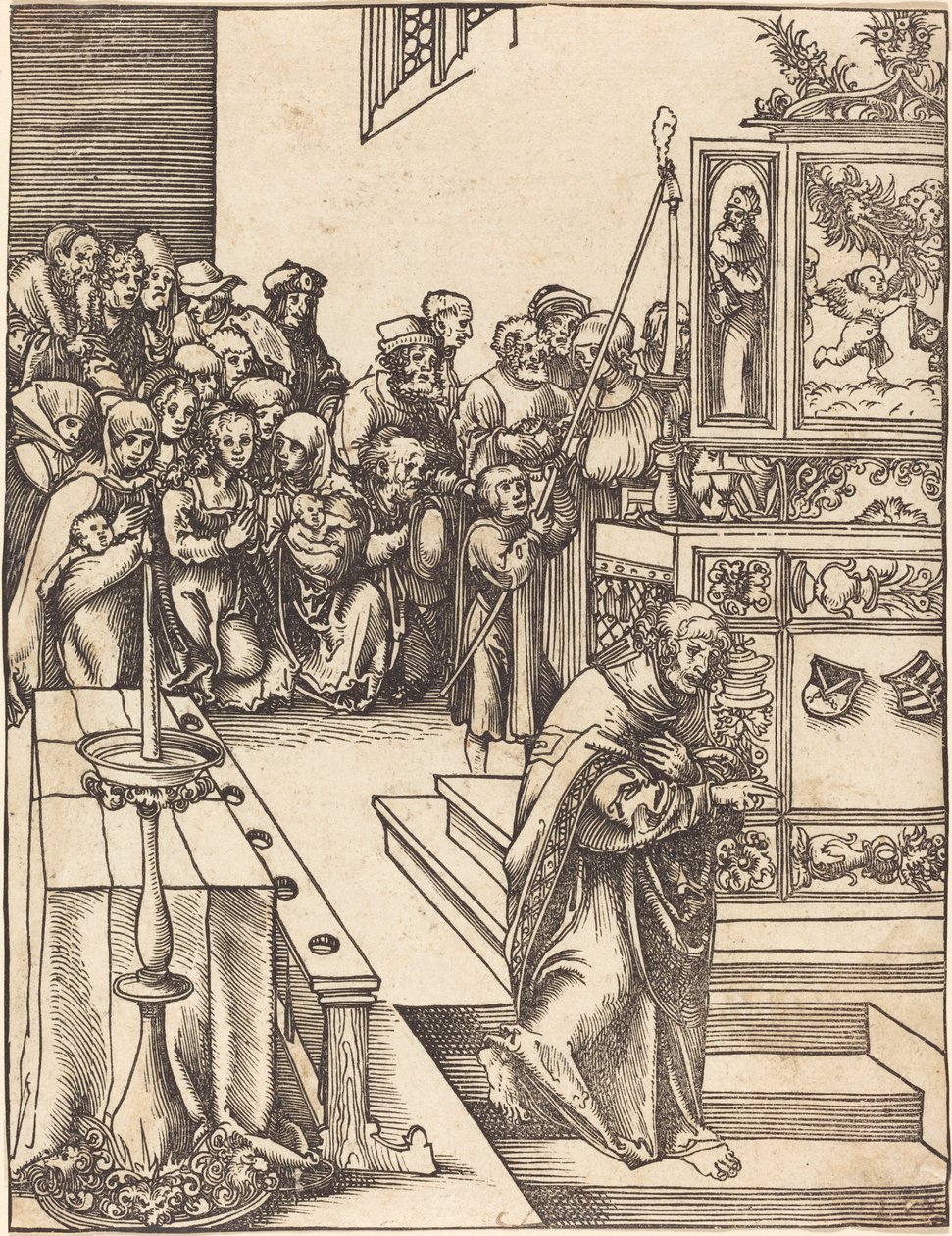 Sankt Johannes evangelisten av Lucas Cranach the Elder
