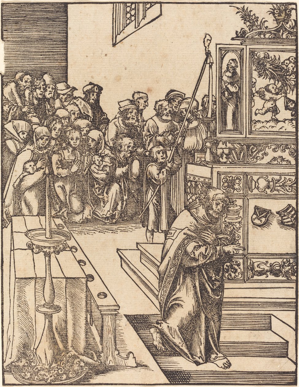 Sankt Johannes evangelisten av Lucas Cranach the Elder