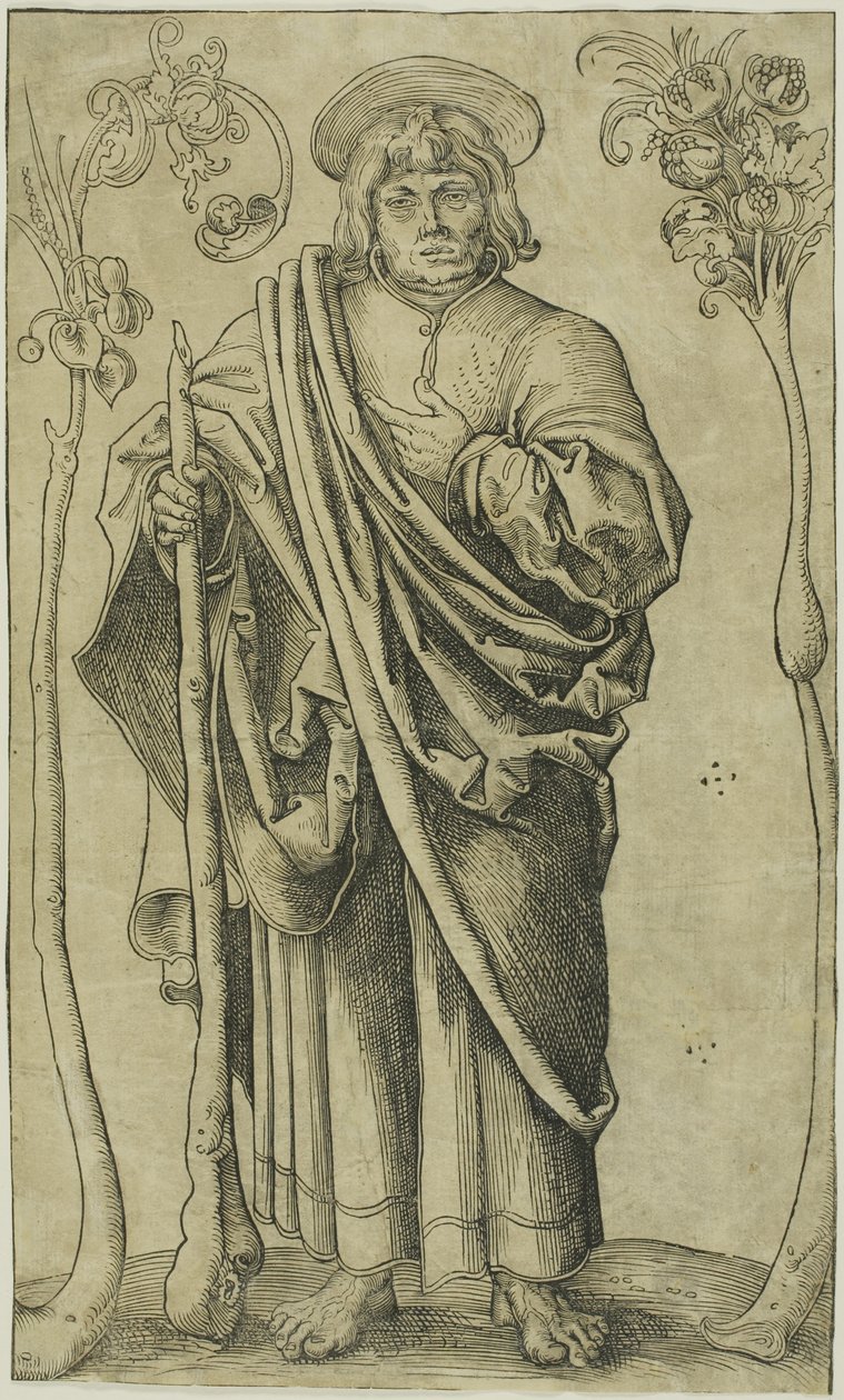 Sankt Judas, från Kristus, apostlarna och Sankt Paulus av Lucas Cranach the Elder