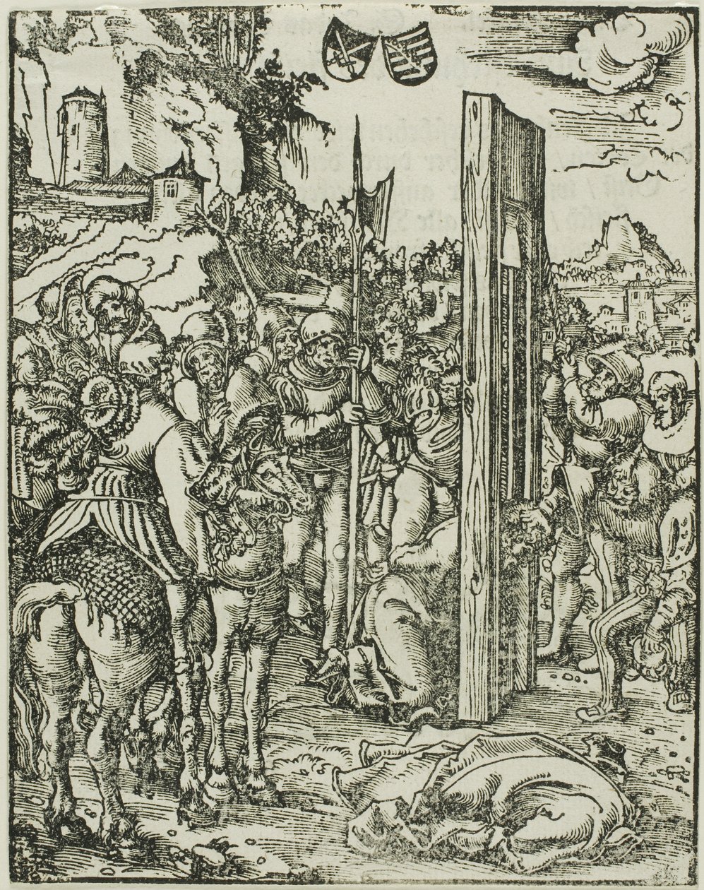 Sankt Matthias, från Apostlarnas martyrium av Lucas Cranach the Elder