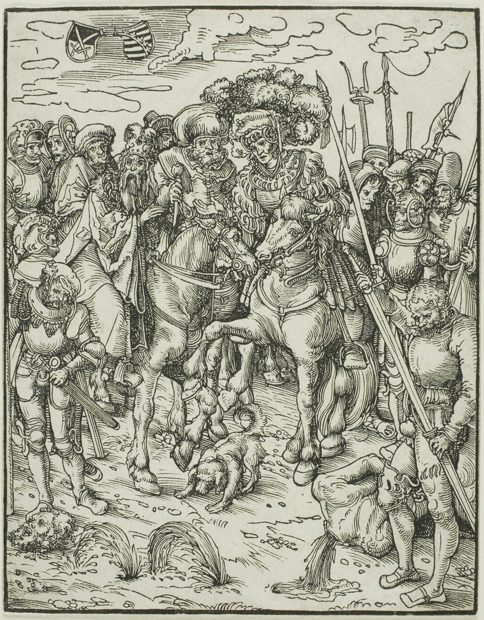 Sankt Paulus, från Apostlarnas martyrium av Lucas Cranach the Elder