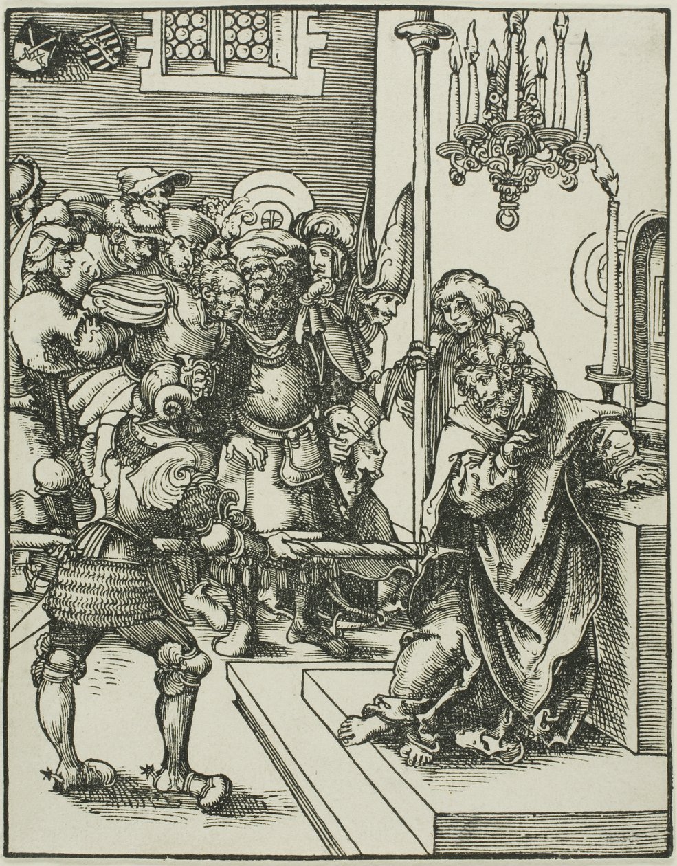 Sankt Thomas, från Apostlarnas martyrium av Lucas Cranach the Elder