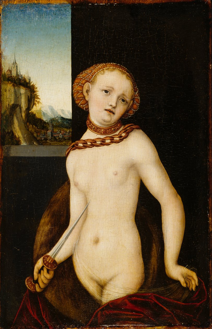 Svenska:  Lucretia Lucretia av Lucas Cranach the Elder