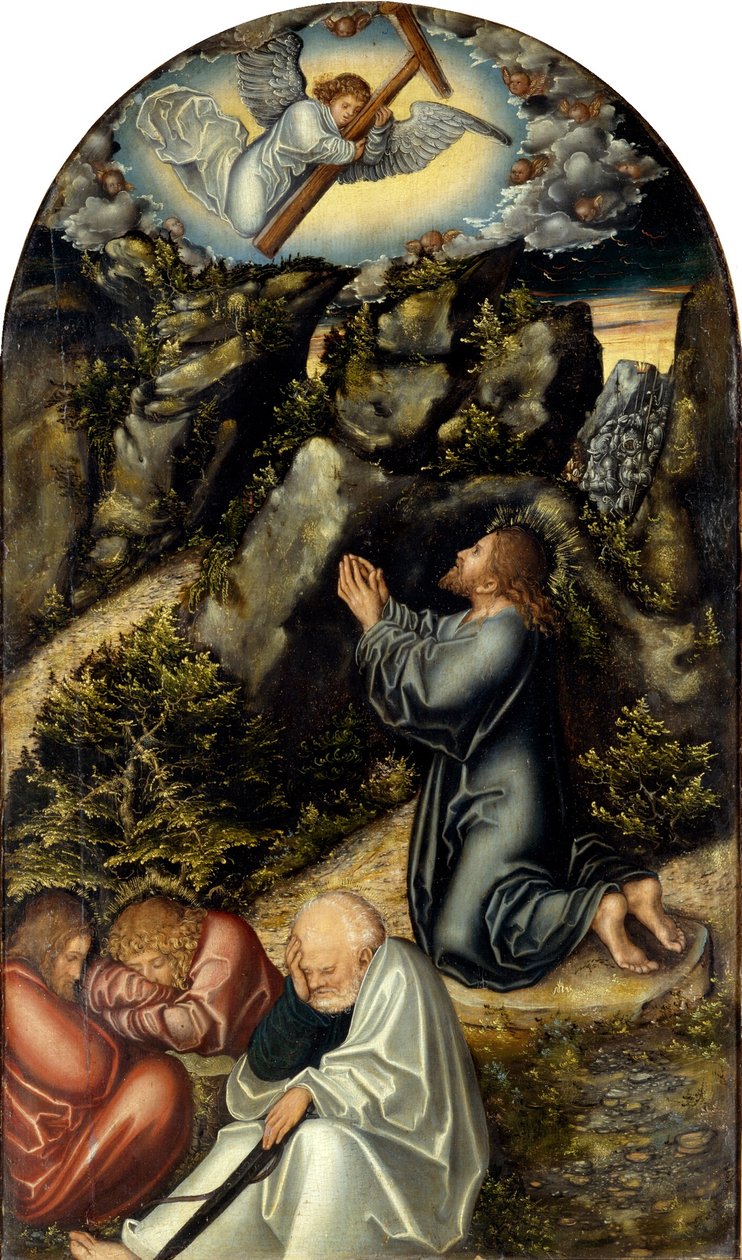 Agony in the Garden, ca. 1520 av Lucas Cranach the Elder