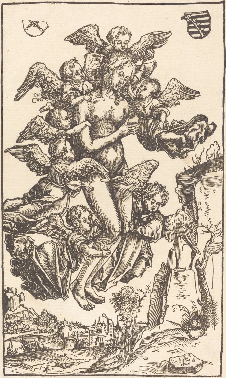 Den heliga Maria Magdalenas extas av Lucas Cranach the Elder