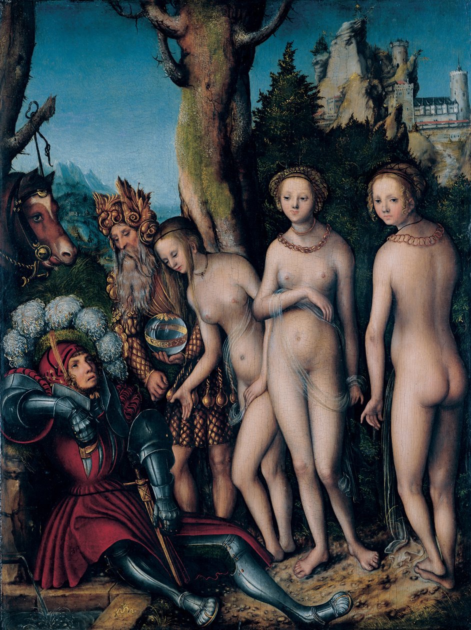 Domen i Paris av Lucas Cranach the Elder