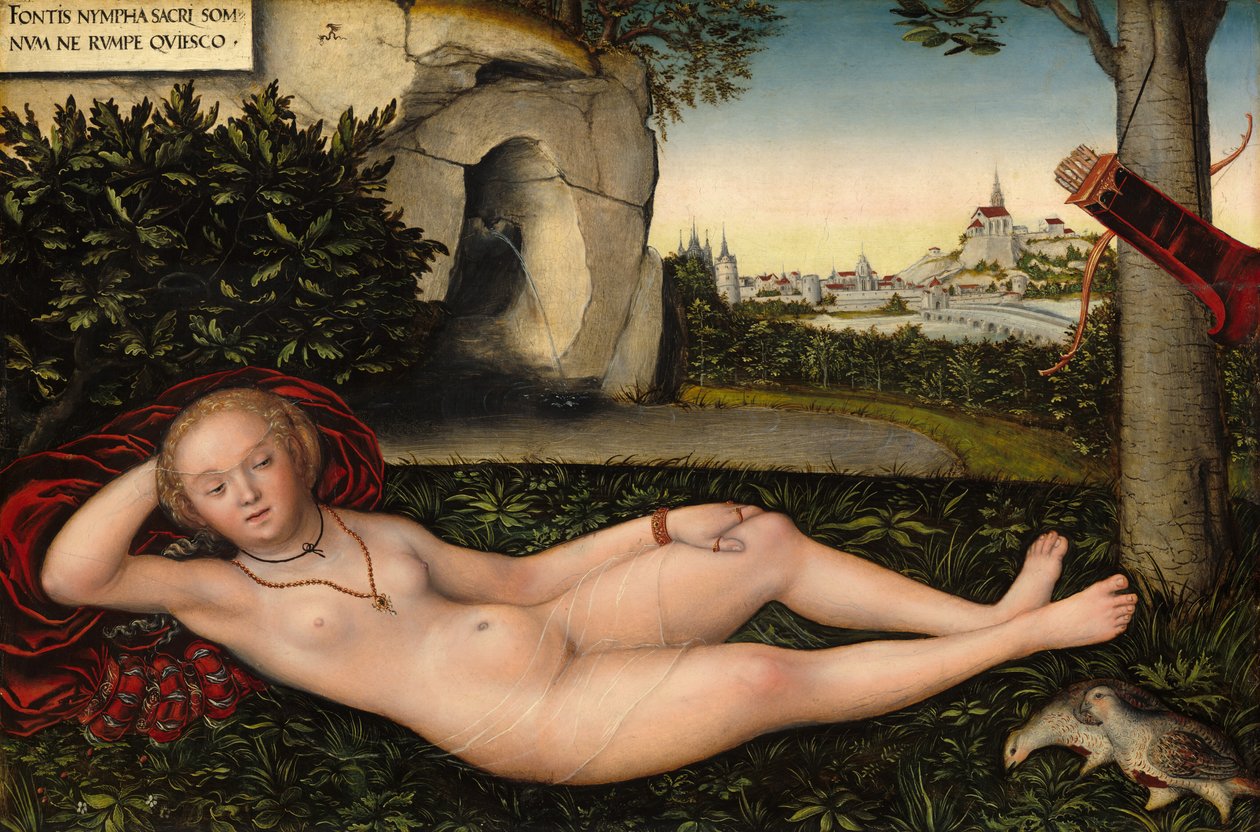 Vårens nymf av Lucas Cranach the Elder