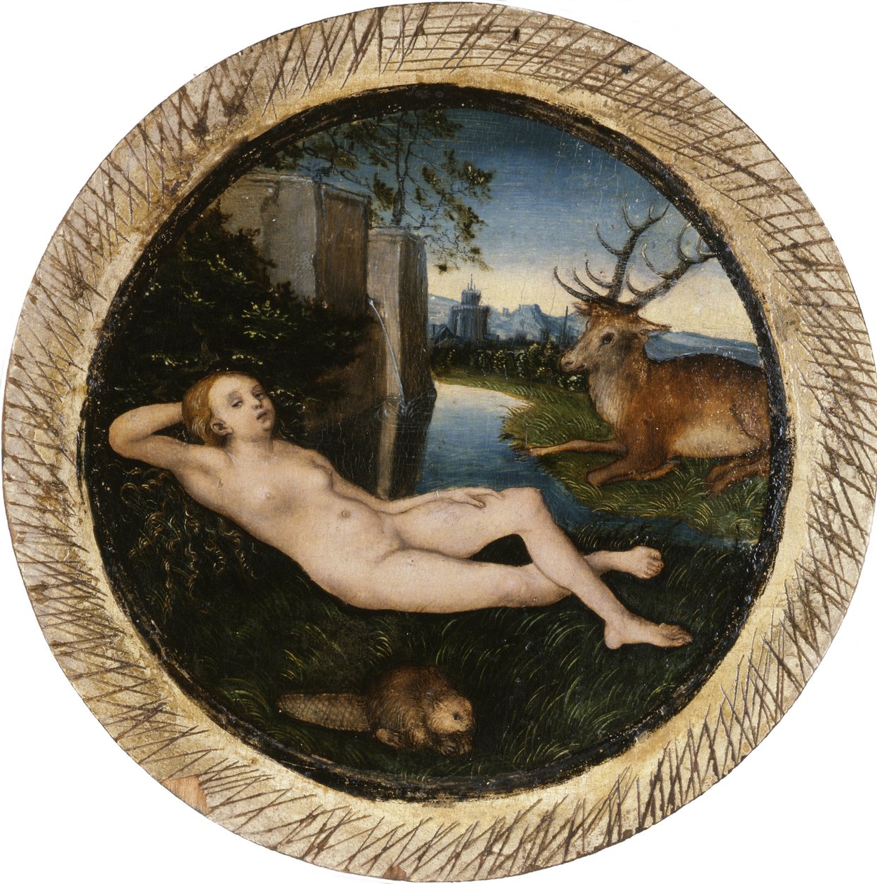 Vårens nymf av Lucas Cranach the Elder