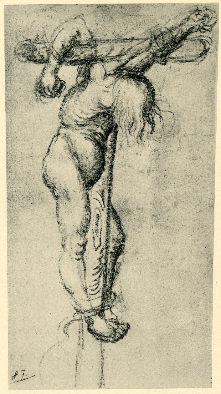 Tjuv på korset, 1500-1504, 1943. av Lucas Cranach the Elder