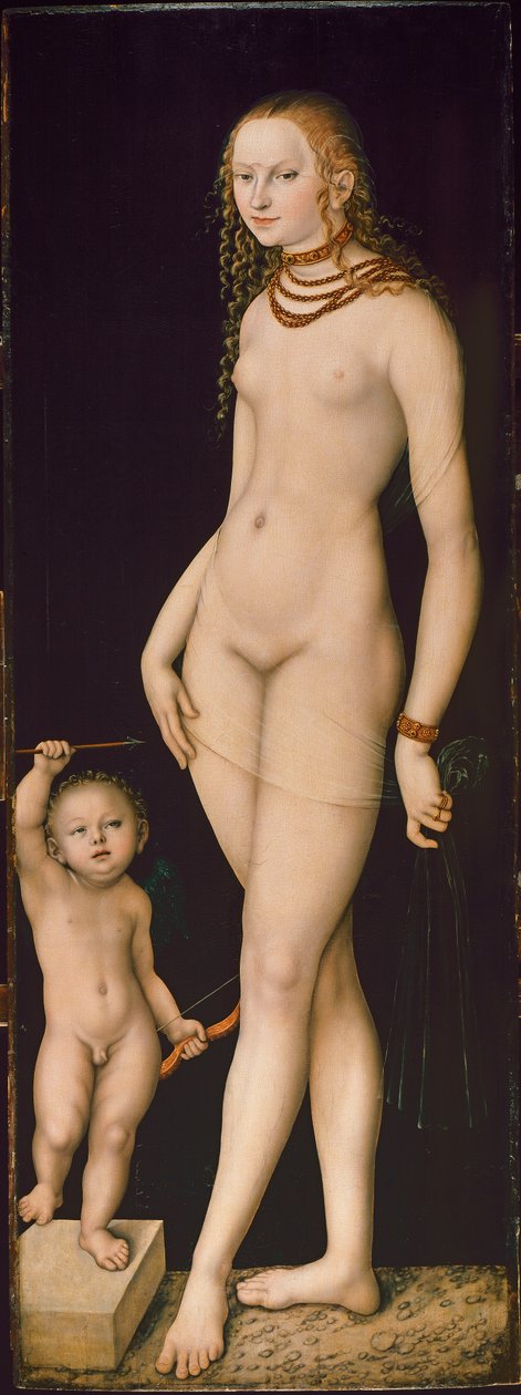 Venus och Amor, ca 1530. av Lucas Cranach the Elder