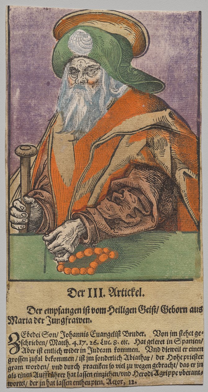 Jakob den Större från Kristus, apostlarna och den helige Paulus av Lucas Cranach the Elder, After