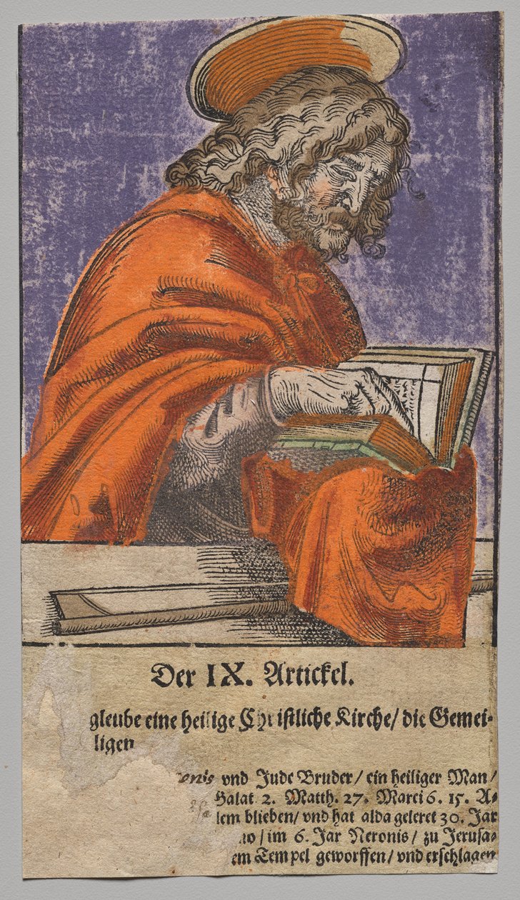 Jakob den Mindre från Kristus, apostlarna och den helige Paulus av Lucas Cranach the Elder, After