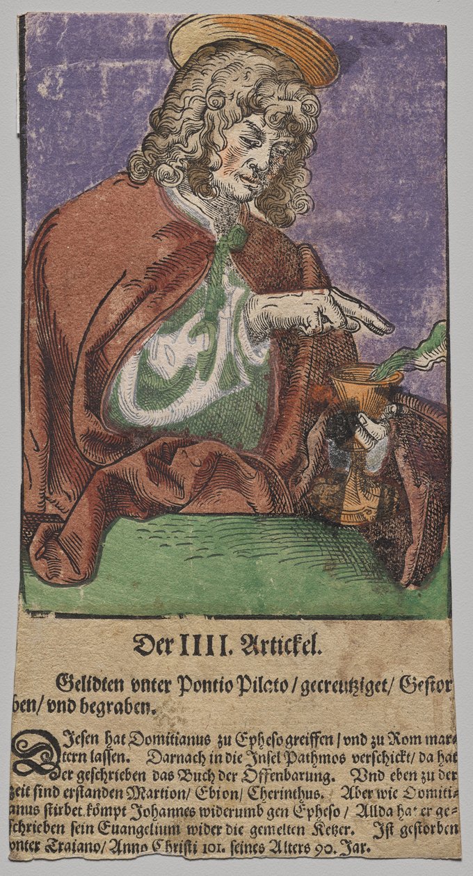 Johannes från Kristus, apostlarna och den helige Paulus av Lucas Cranach the Elder, After