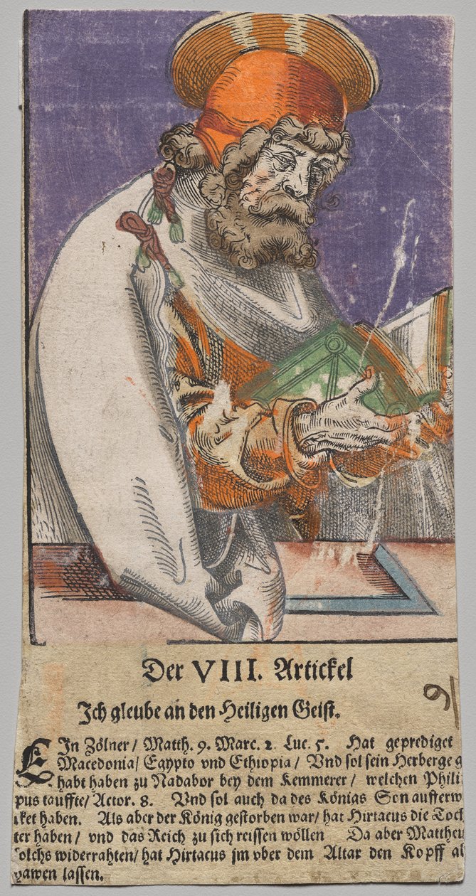 Matteus från Kristus, apostlarna och den helige Paulus av Lucas Cranach the Elder, After
