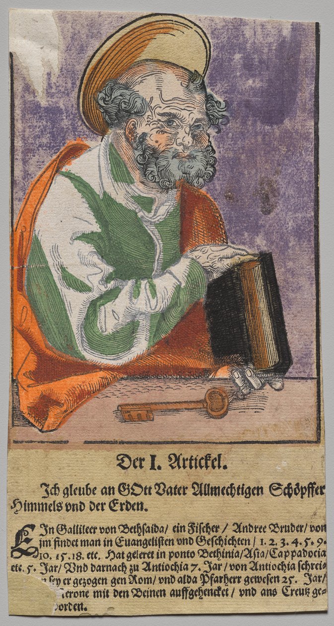 Petrus från Kristus, apostlarna och den helige Paulus av Lucas Cranach the Elder, After