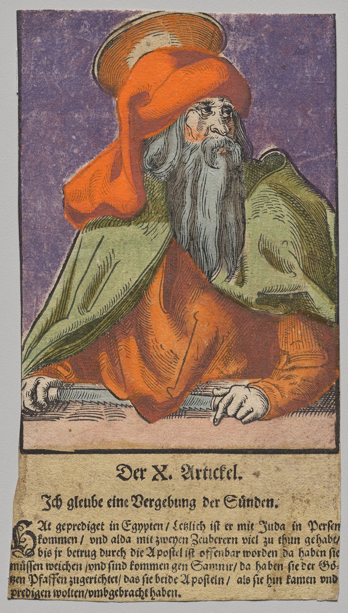 Simon från Kristus, apostlarna och den helige Paulus av Lucas Cranach the Elder, After