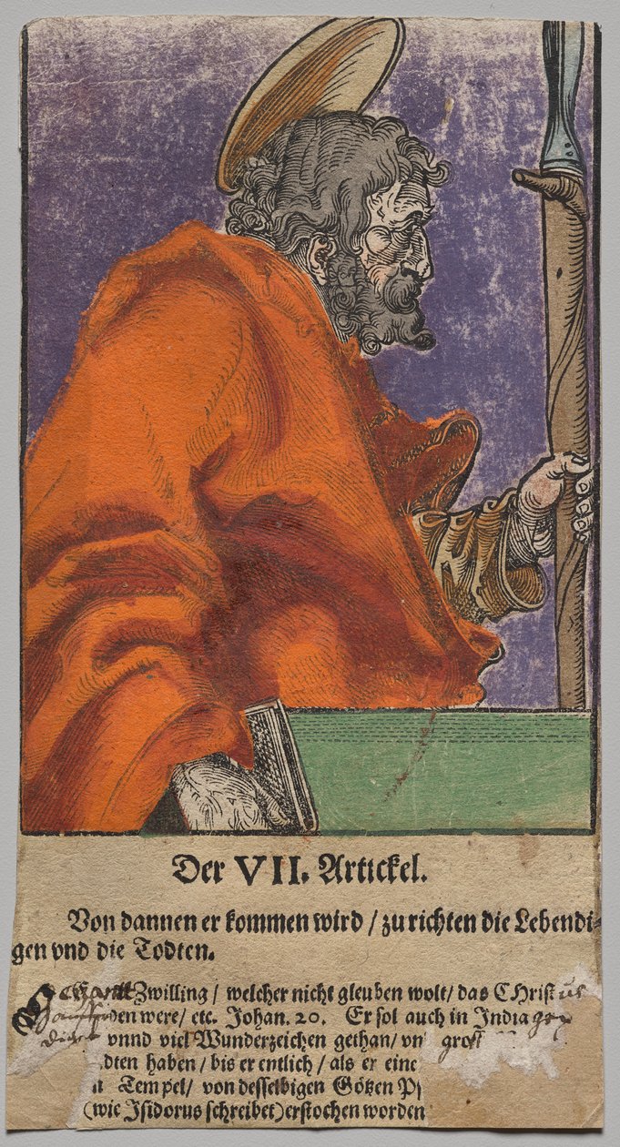 Thomas från Kristus, apostlarna och den helige Paulus av Lucas Cranach the Elder, After