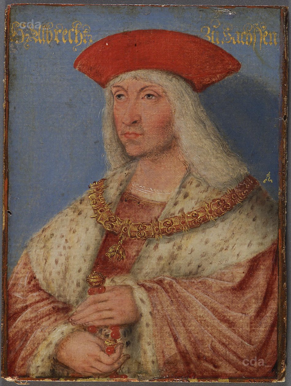 Albrecht den modige, 1443-1500 (AT KHM GG4796) av Lucas Cranach the Younger